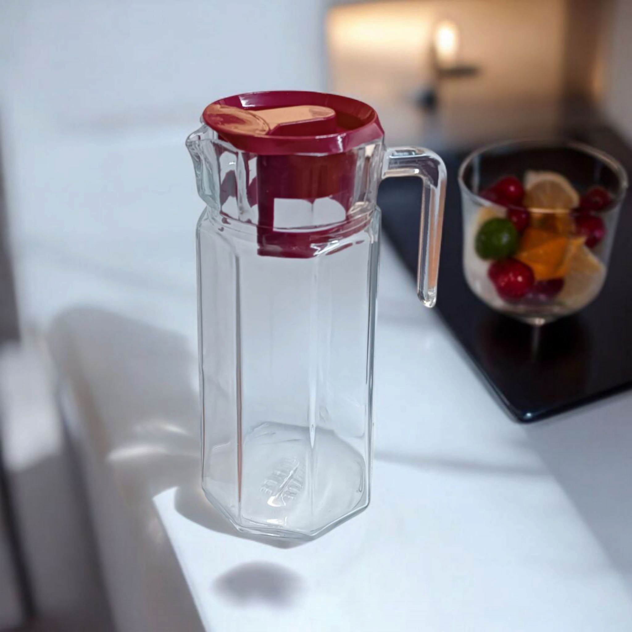 Glass Fridge Water Jug 1.5L
