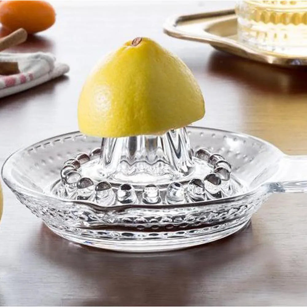 Pasabahce Glass Citrus Lemon Juicer Squeezer 14.5x14.5cm 23969