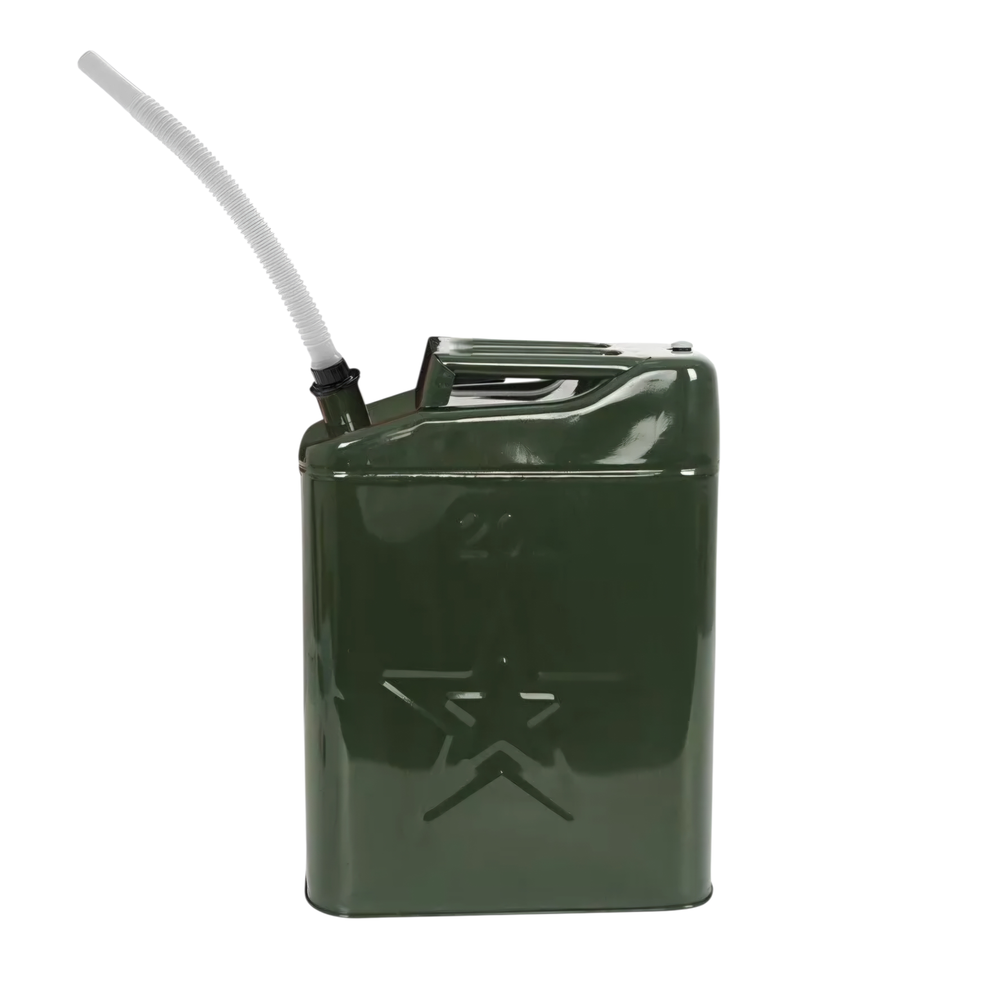 20L Fuel Jerry Can Metal - Portable