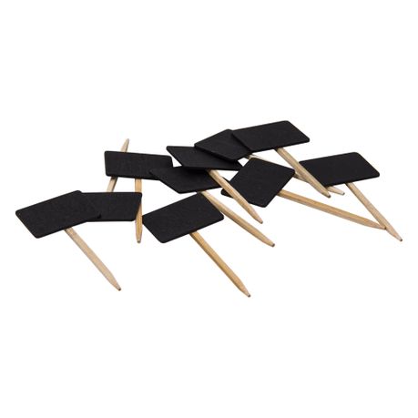 Regent Chalkboard Pick Wooden Markers 85x25x35mm 10pack 35129