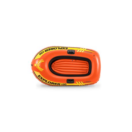Intex Boat Explorer 100 1-Person Boat - Orange 147x84x36cm