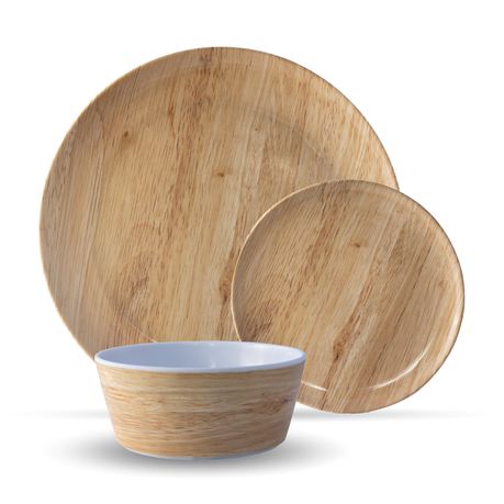 Home Classix Melamine Side Plate 200mm netural Nature 20864