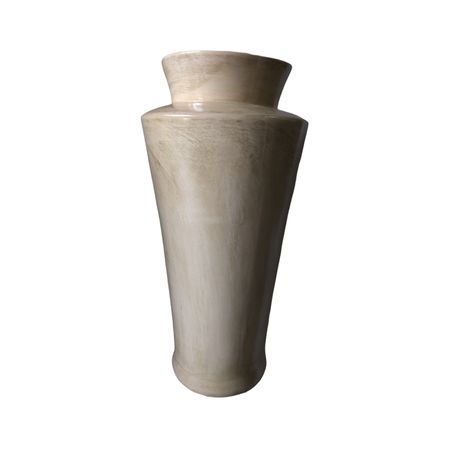 Vase Flared Top Urn Metallic 52cm None