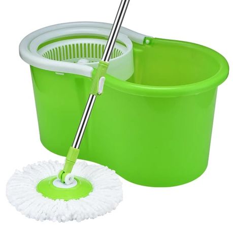 Titiz 360 Magic Spin Microfibre Mop & Bucket 6pc Set TP-396