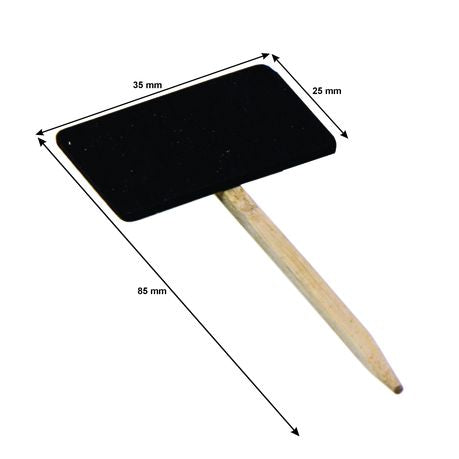 Regent Chalkboard Pick Wooden Markers 85x25x35mm 10pack 35129
