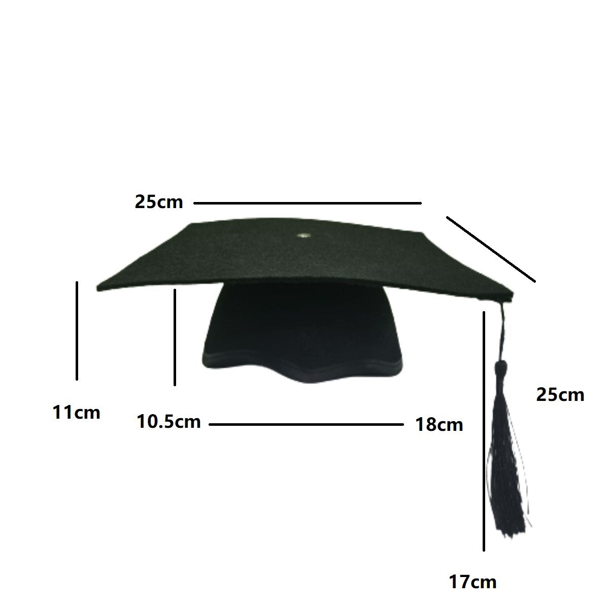 Child Graduation Felt Hat with Tassel
