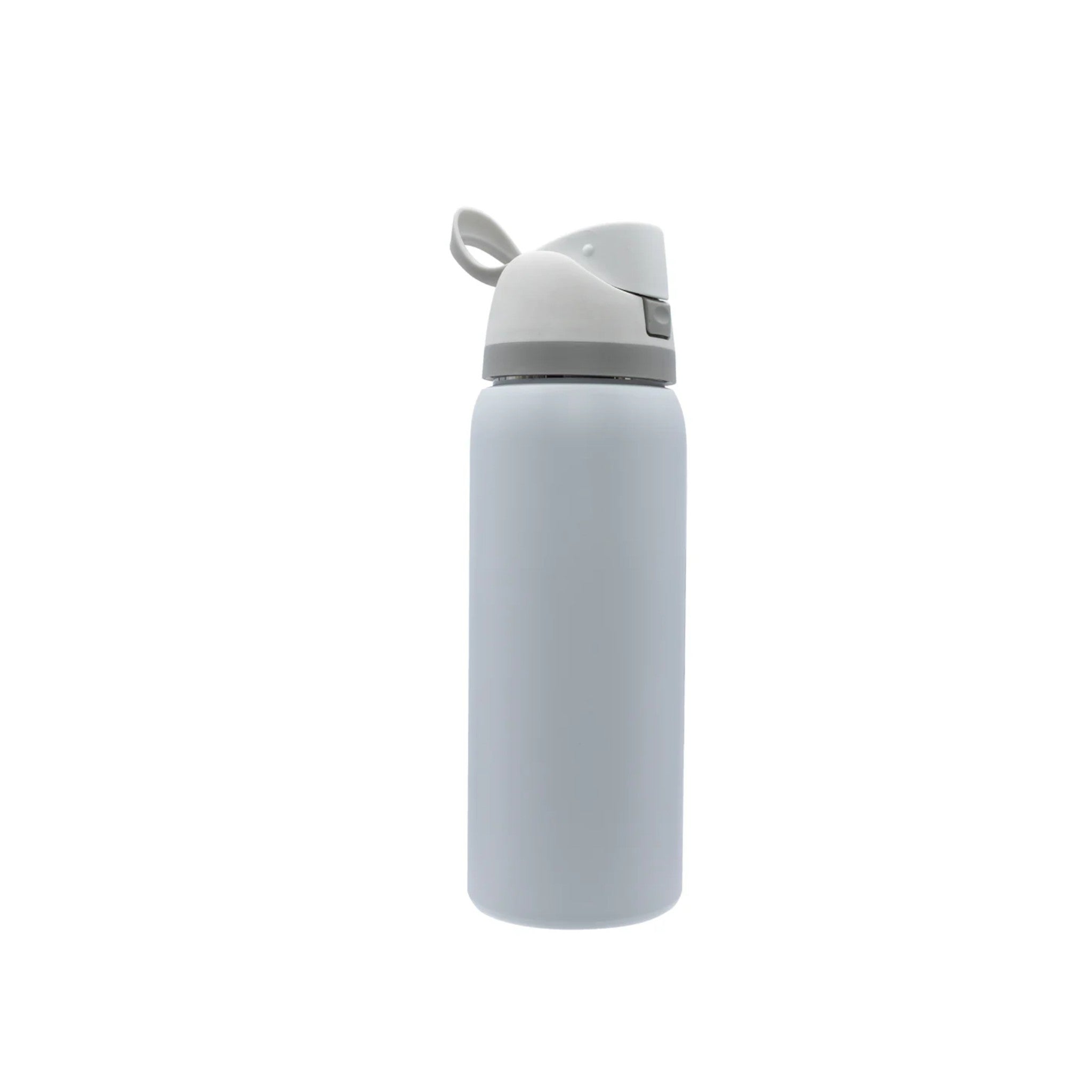 Regent Travel Vacuum Flask 960ml White Stainless Steel with Sip Straw