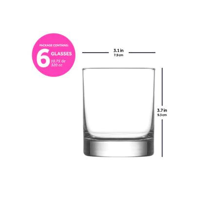 LAV Ada Glass Tumbler 320ml Ada Whisky 6pack SGN337
