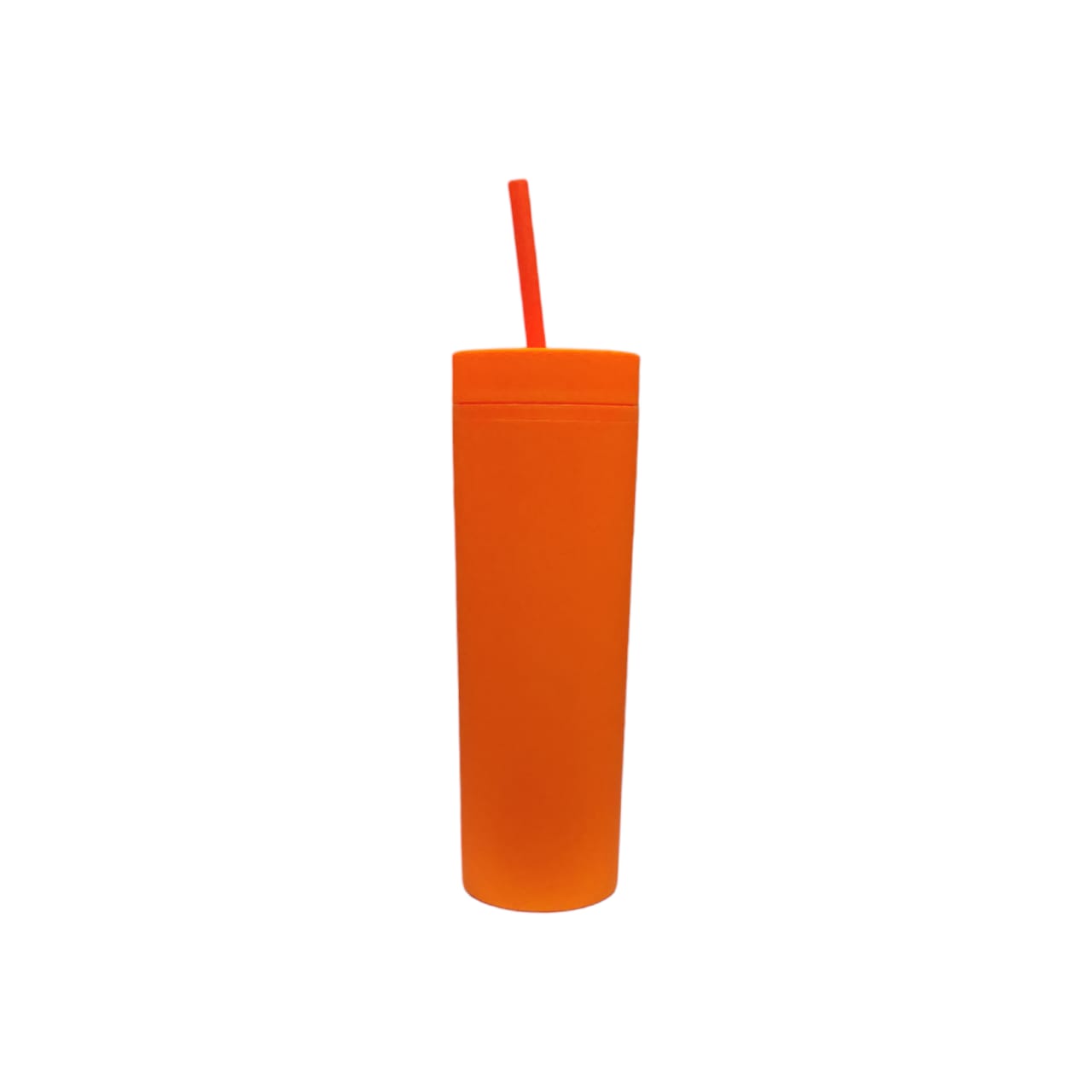 473ml Skinny Drinking Tumbler Acrylic Reusable with Lid and Straw