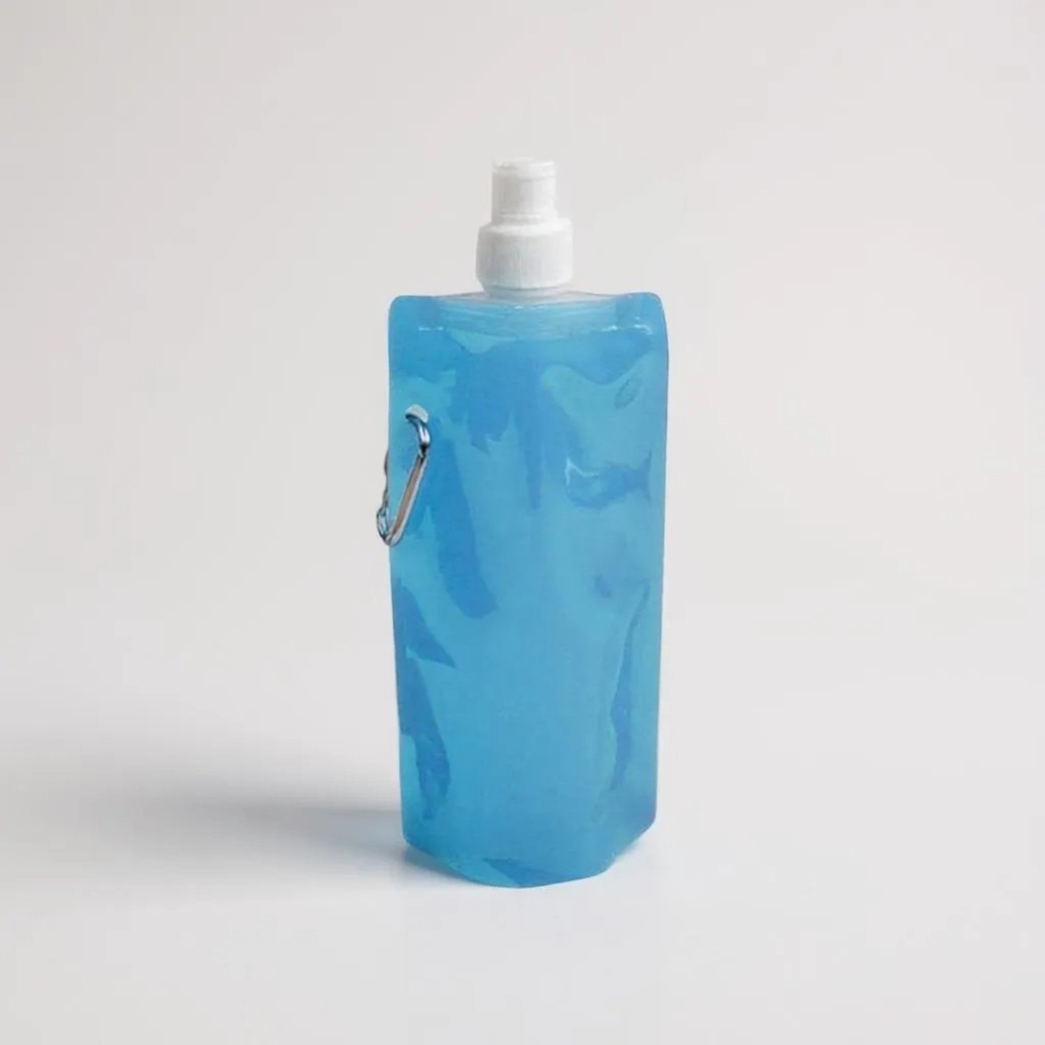 500ml Travel Drinking Pouch Bag Foldable with Pushup Spout & Hanging Clip