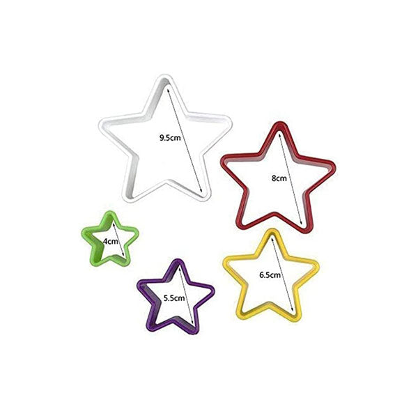 Cookie Cutter Star Shaped Plastic