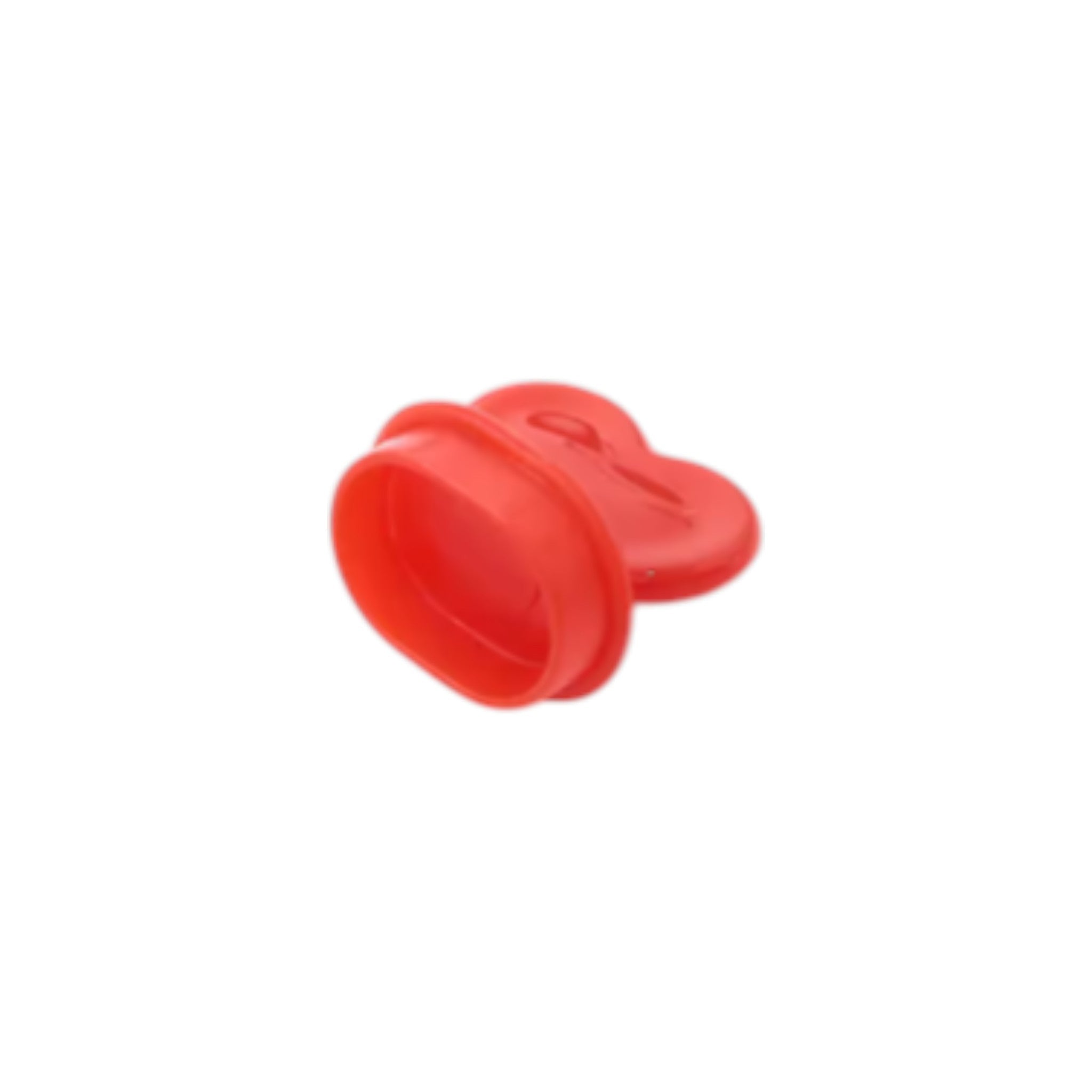 Coffee Cup Lids 90mm Disposable with Red Heart Stoppers 50pack