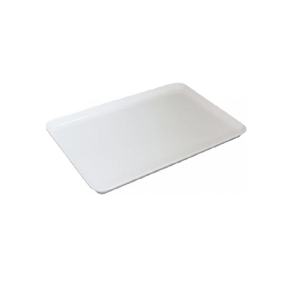 Melamine White Serving Tray 22.5x29cm Rectangular