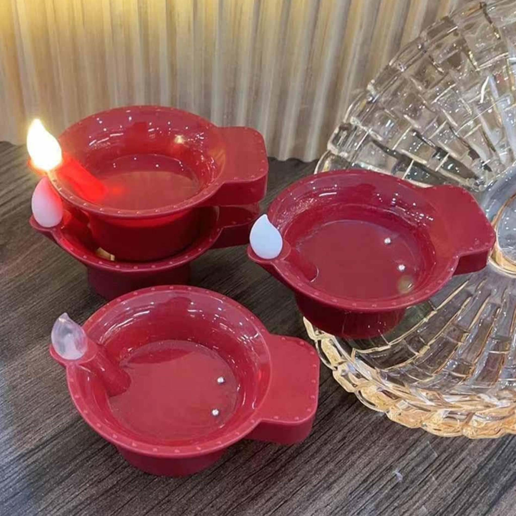 Diwali Water Sensor LED Candle Light 6x3cm