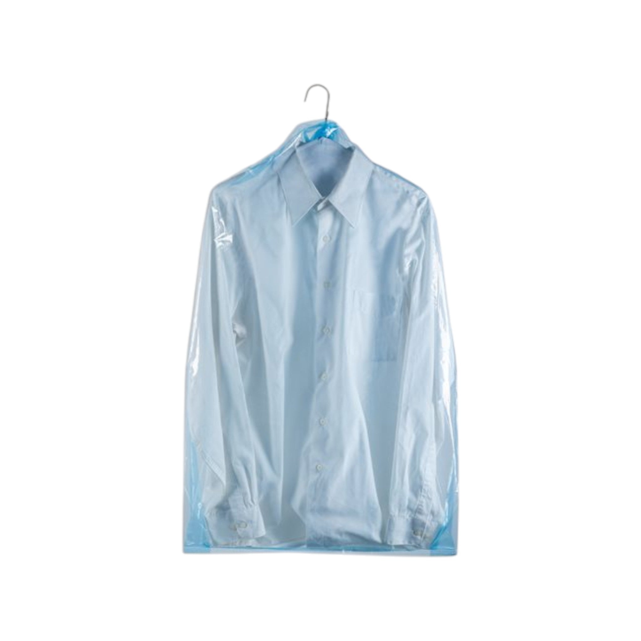 Plastic Dry Cleaning Roll Tubing Blue Tint 10kg per Roll