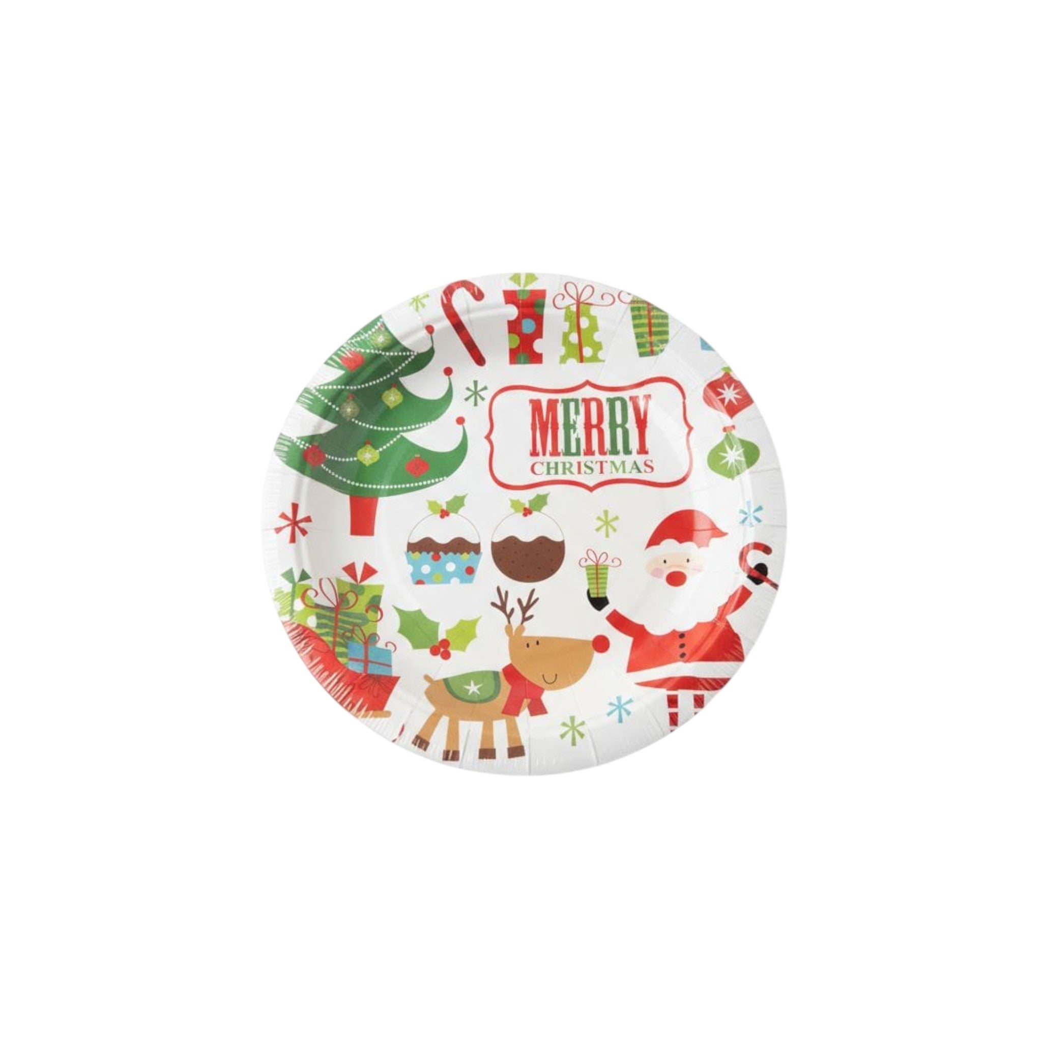 Disposable Party Paper Christmas Character Dinnerware Set