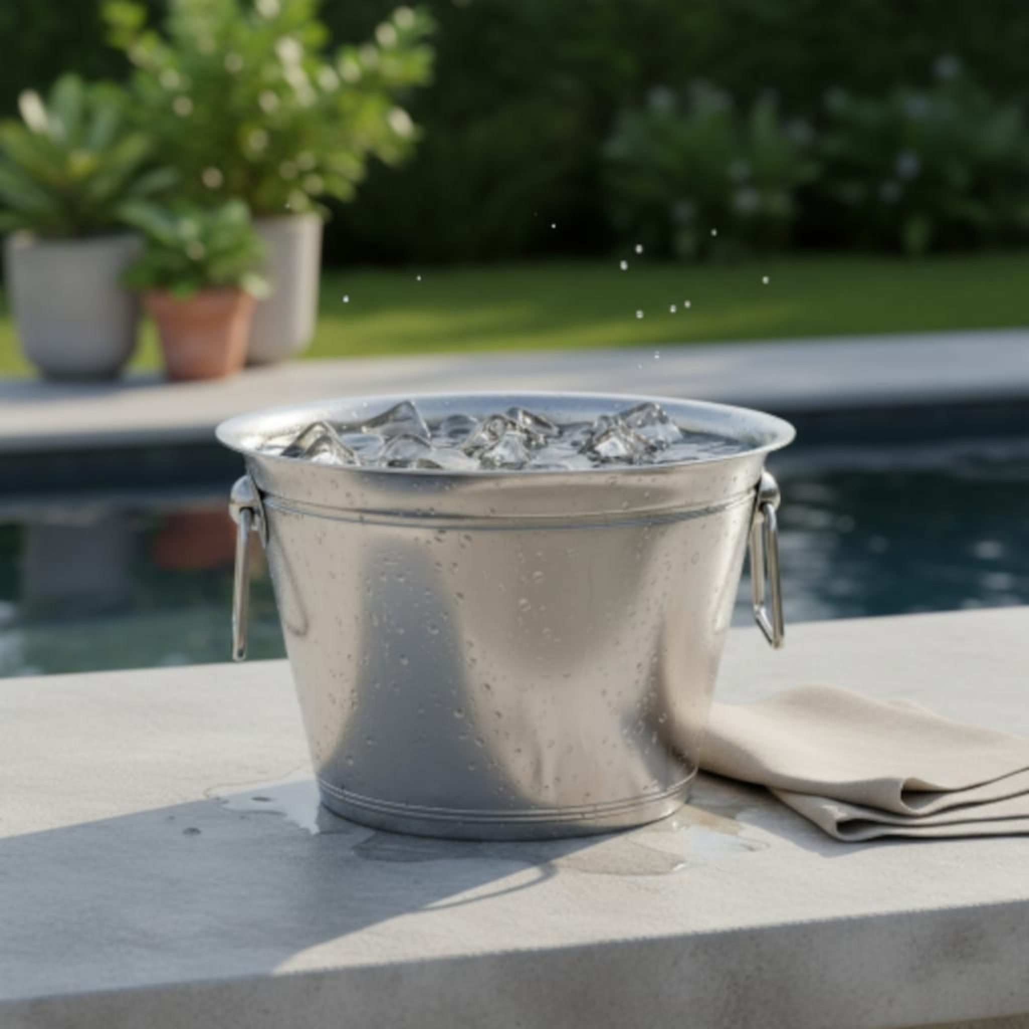 Stainless Steel Tub 34cm