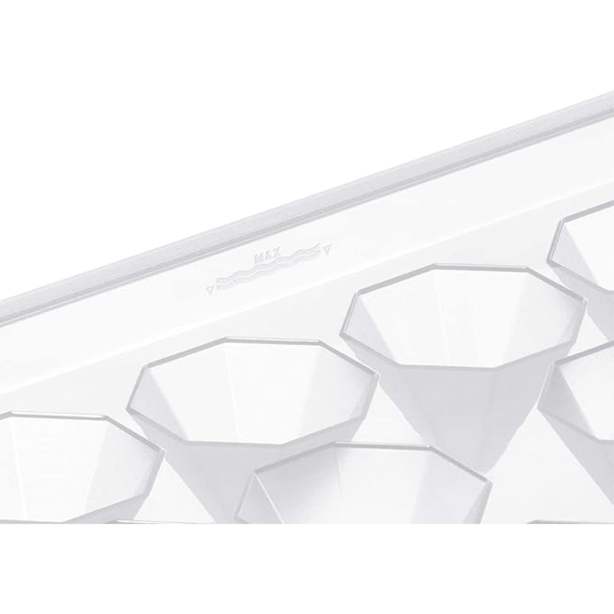 Polytime Plastic Diamond-Shaped Ice Cube Tray 26x12cm