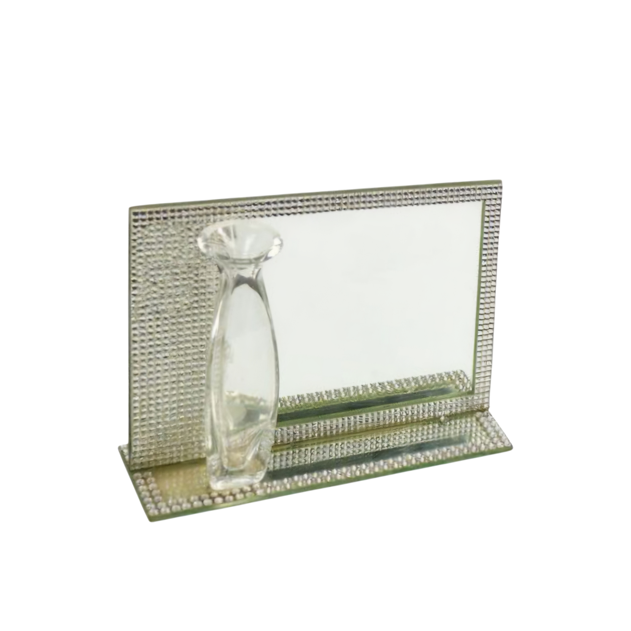 Table Number Mirror Glass Vase