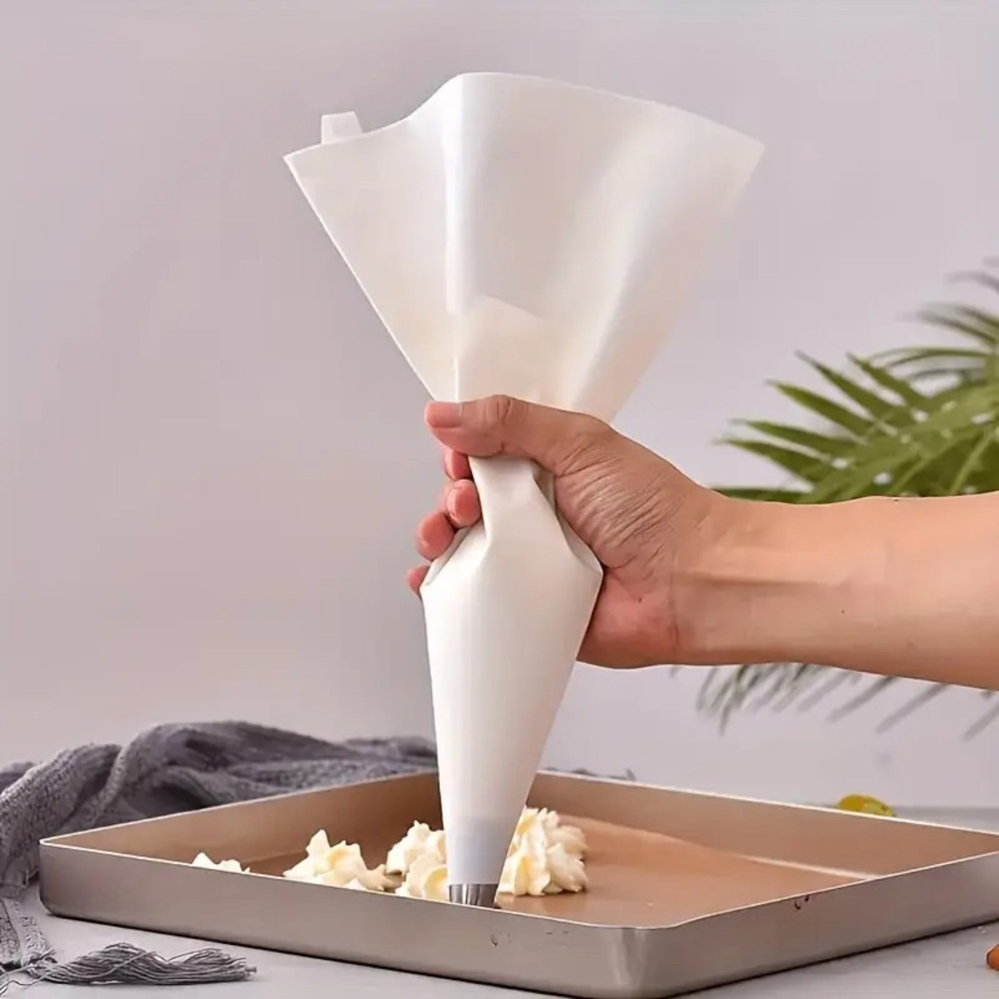 Essentials Cotton Piping Bag 3-40 White KG1263