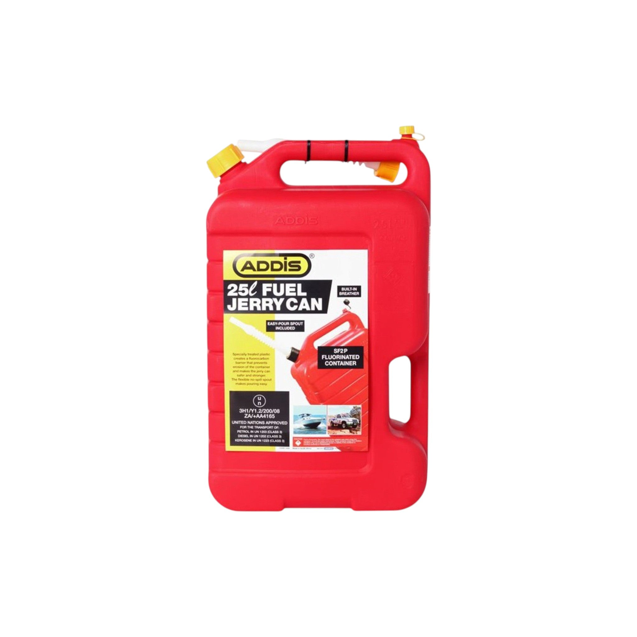 Addis 25L Plastic Fuel Jerry Can 7428RD