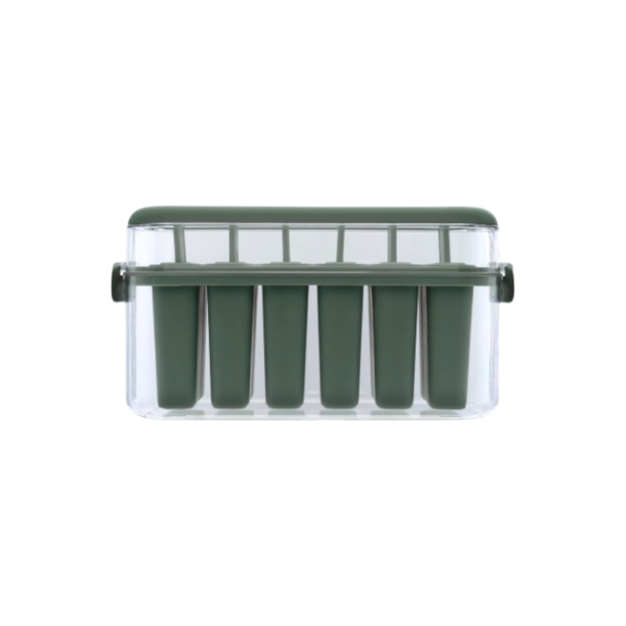 Regent Sage Ice Lolly Moulds in a Plastic Holder with Handle 6 Sage