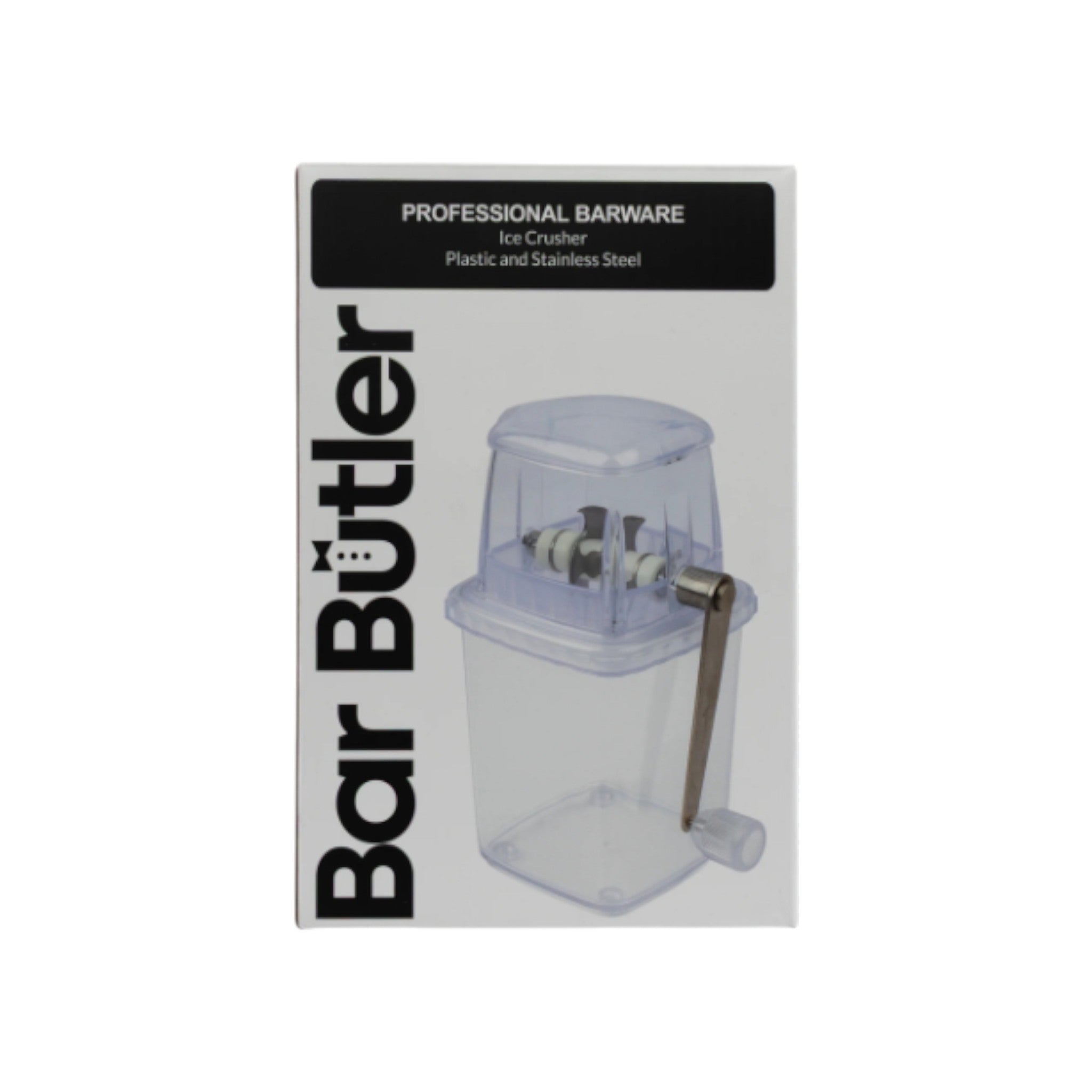 Bar Butler Ice Crusher Plastic and Stainless Steel