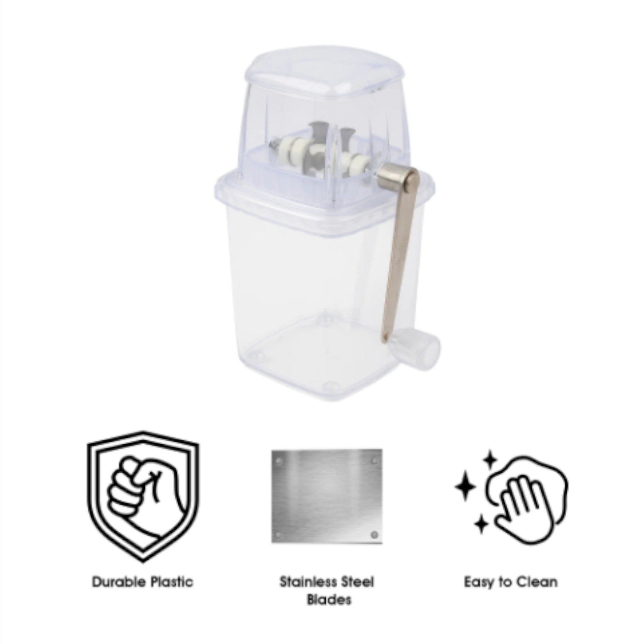 Bar Butler Ice Crusher Plastic and Stainless Steel