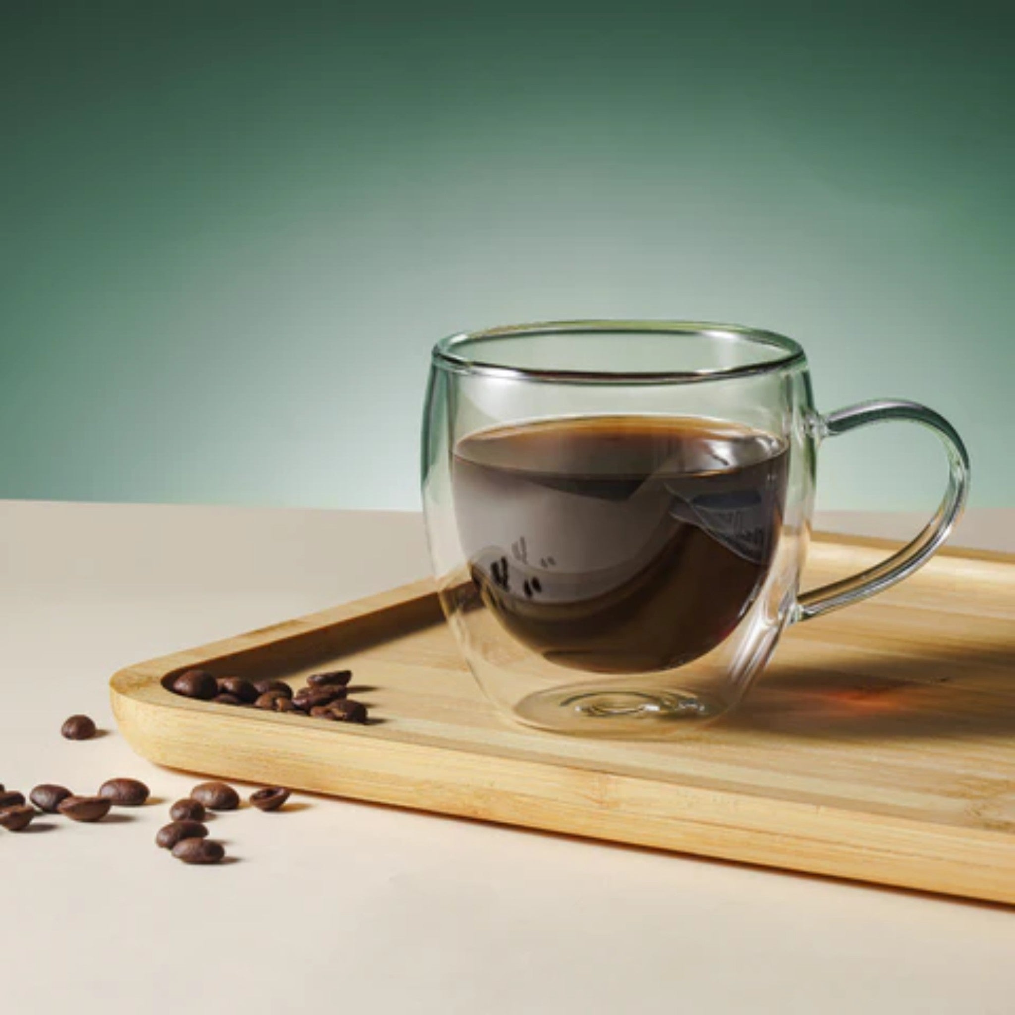 Borosilicate Double Wall Glass Cup 240ml 2pc Set