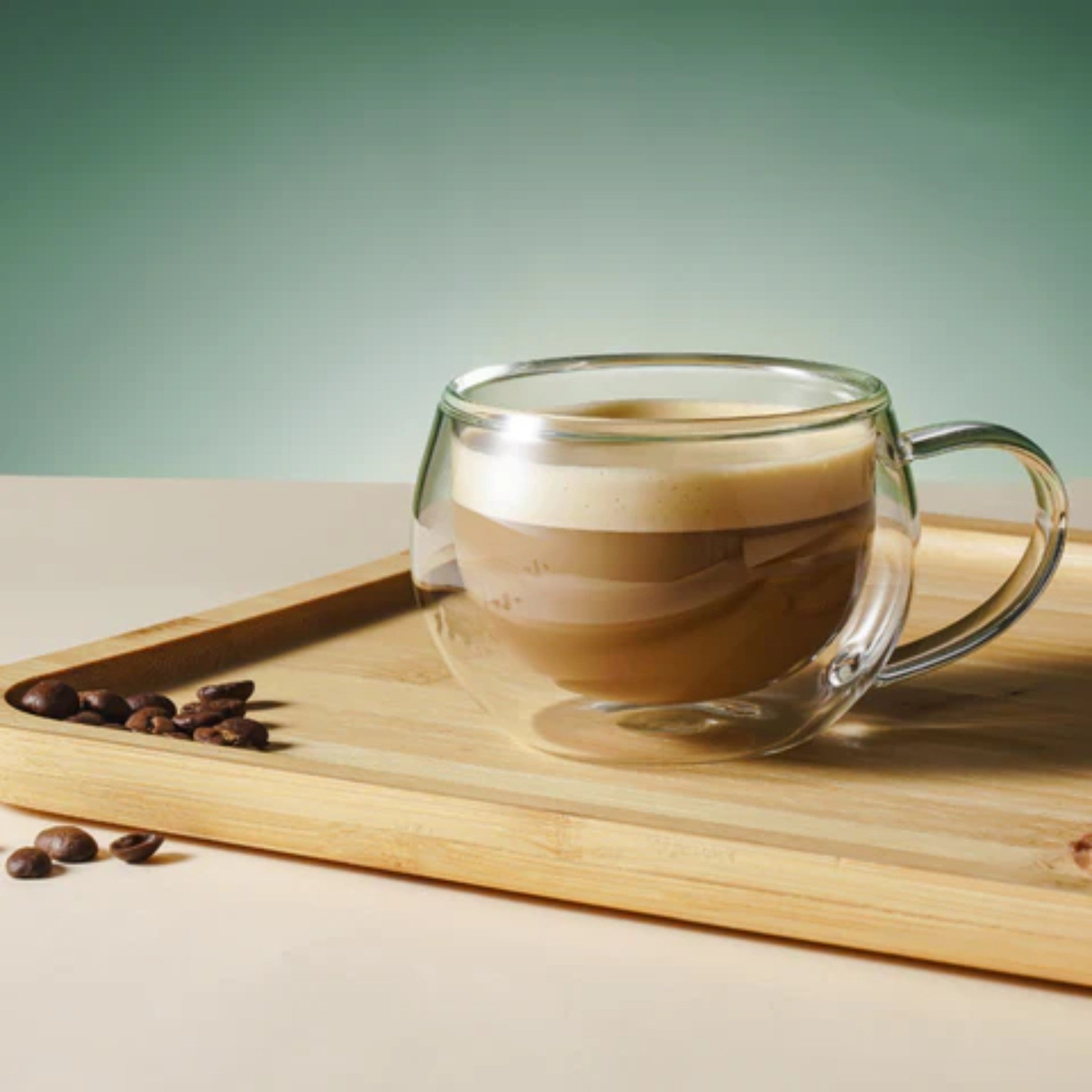 Borosilicate Double Wall Glass Cup 140ml 2pc Set