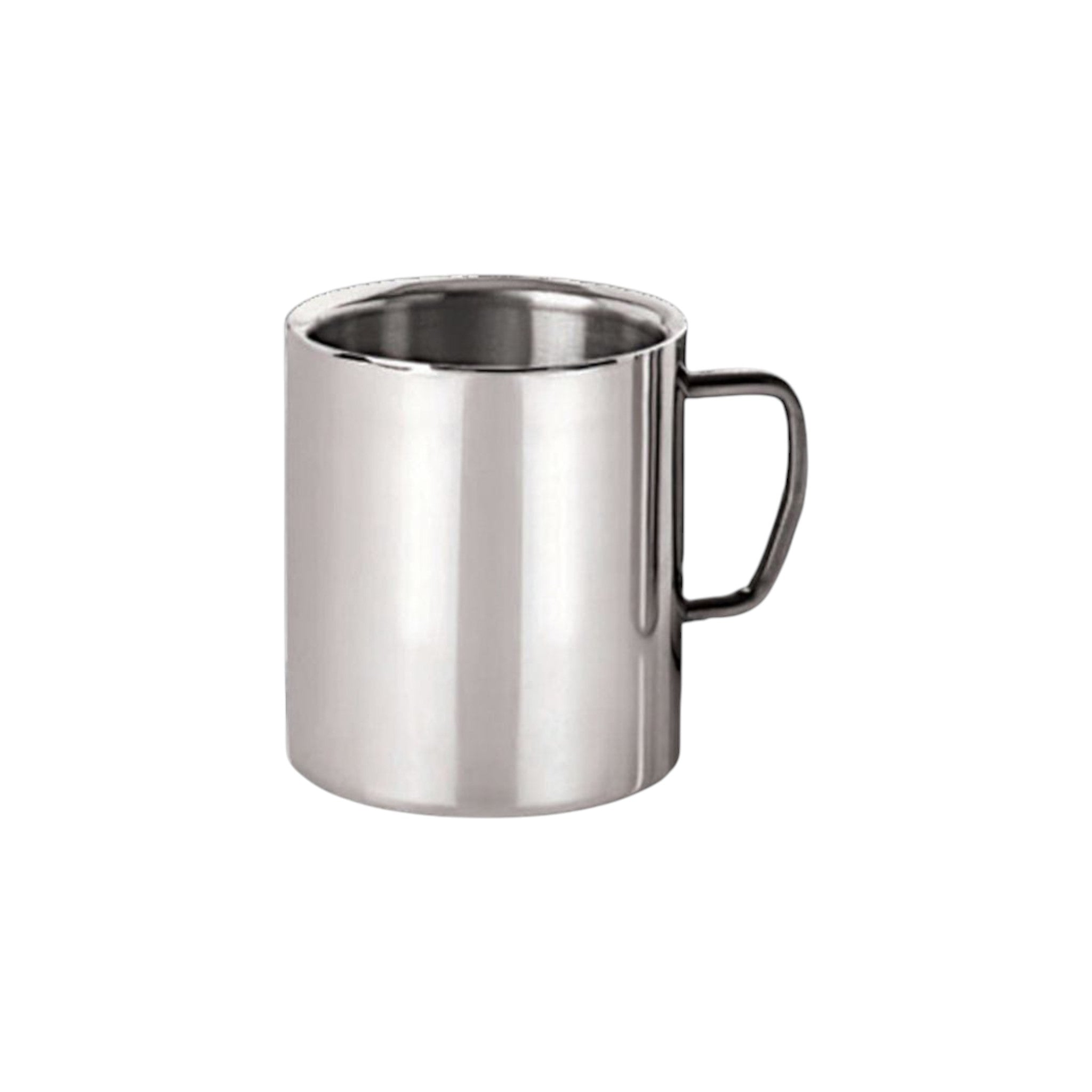 Sober Coffee Mug 250ml Double Wall Stainless Steel 9x8cm