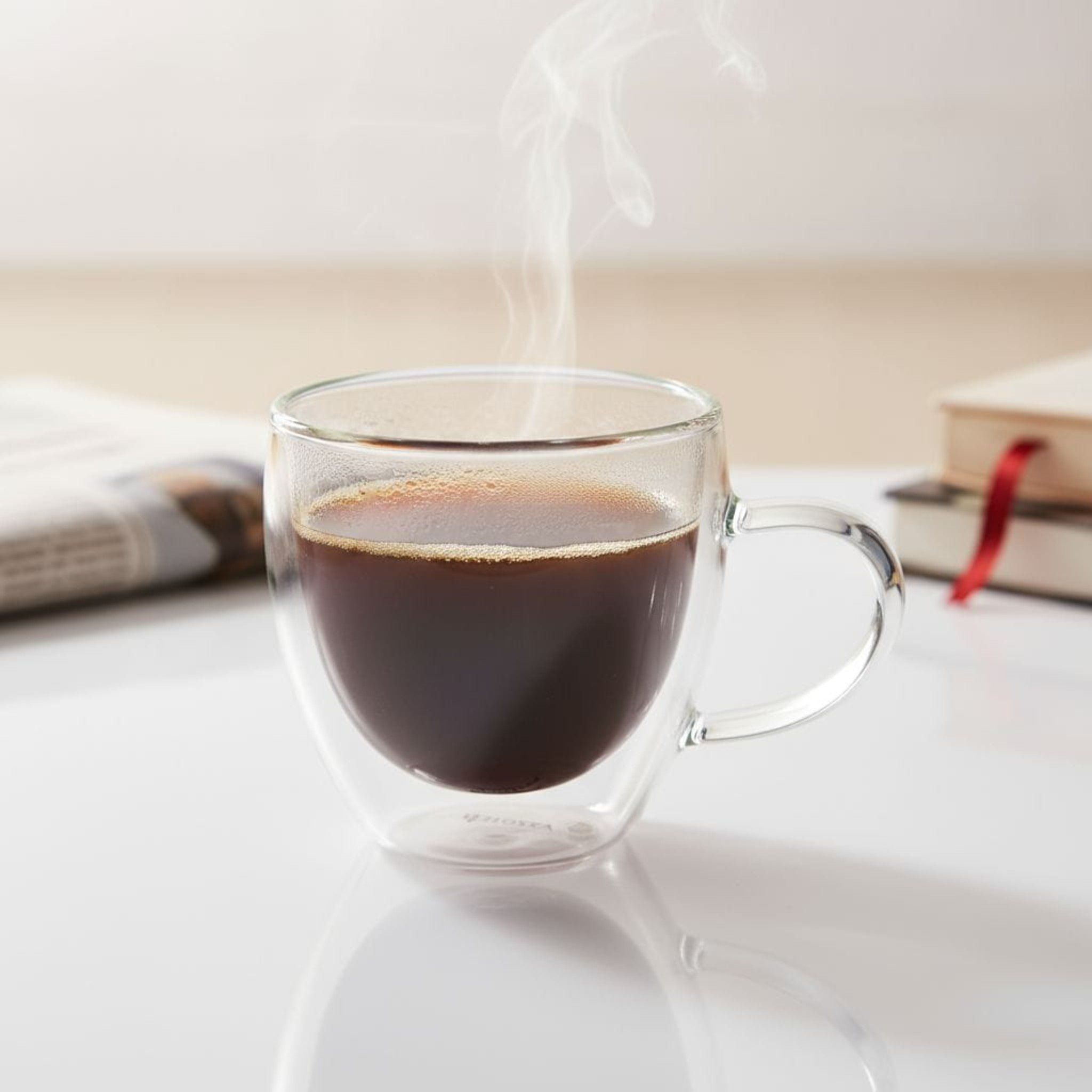 Borosilicate Double Wall Glass Cup 240ml 2pc Set