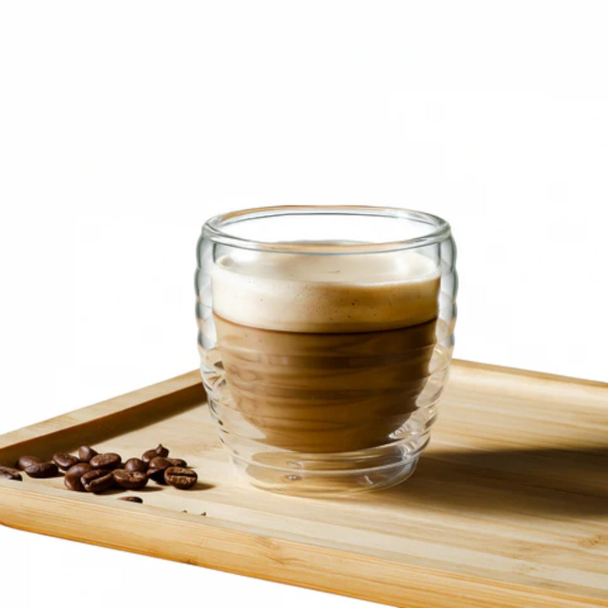 Borosilicate Double Wall Glass Cup 250ml 2pc Set