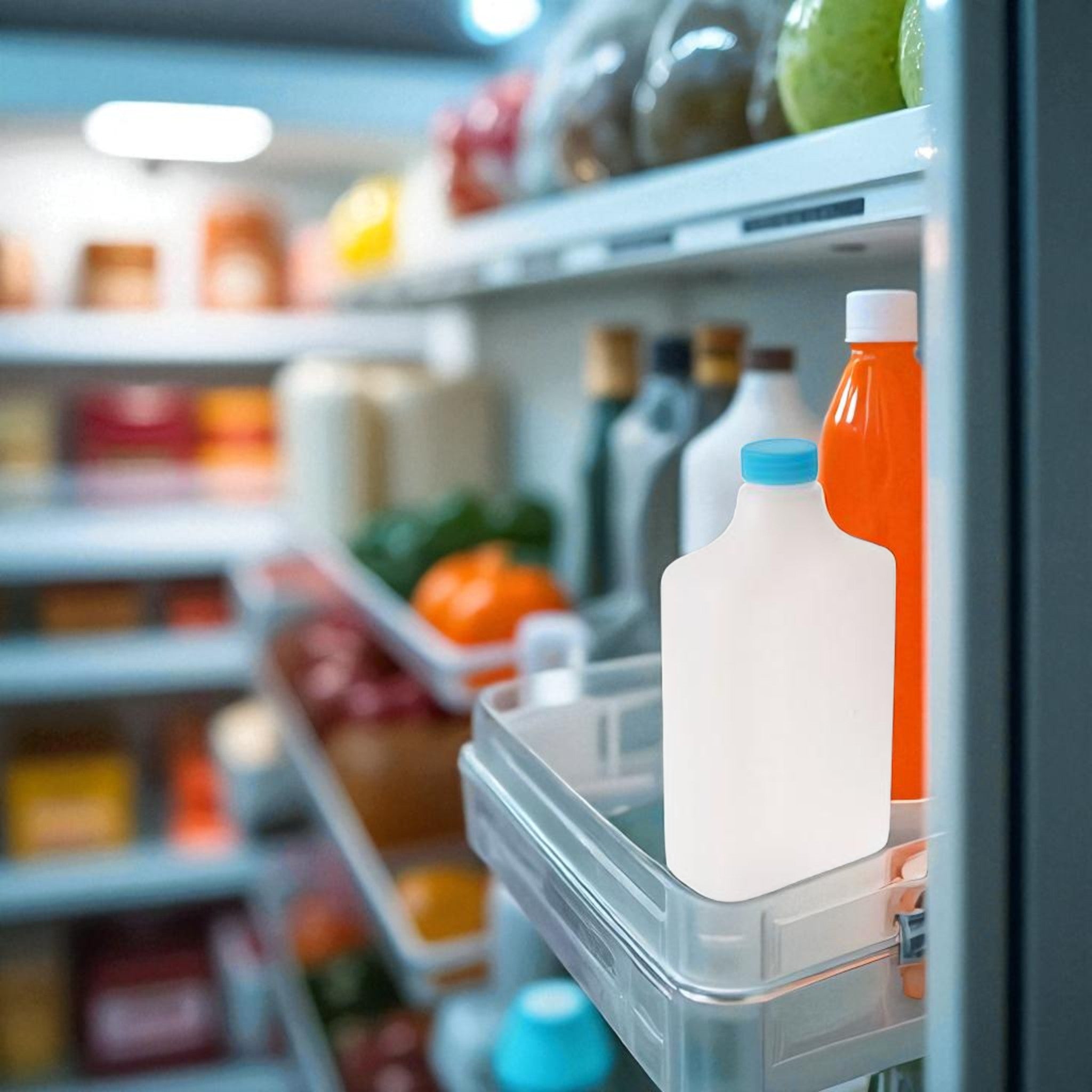 Plastic Fridge Water Bottle 2L Clear