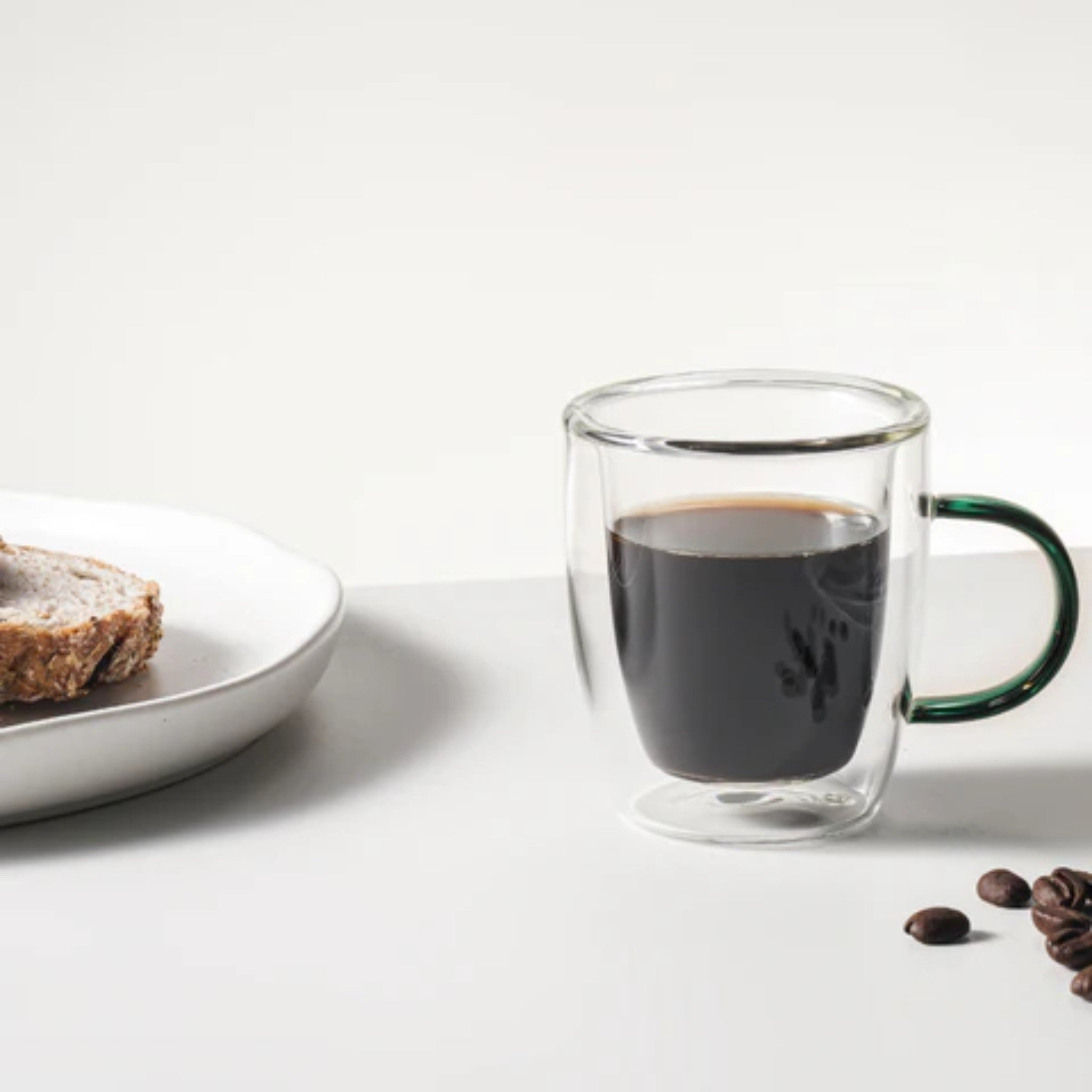 Borosilicate Double Wall Glass Cup 80ml 2pc Set