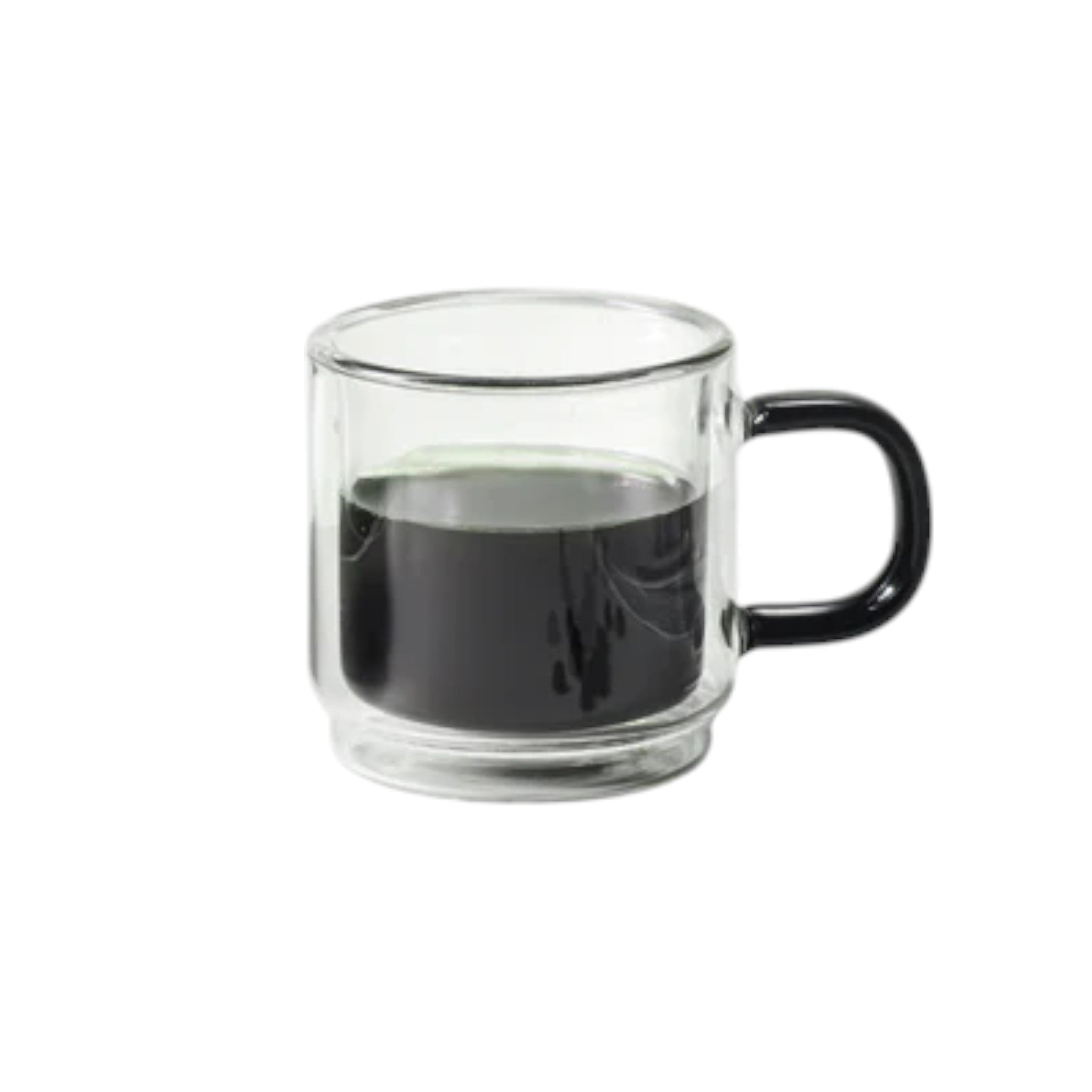 Borosilicate Double Wall Glass Cup 80ml 2pc Set