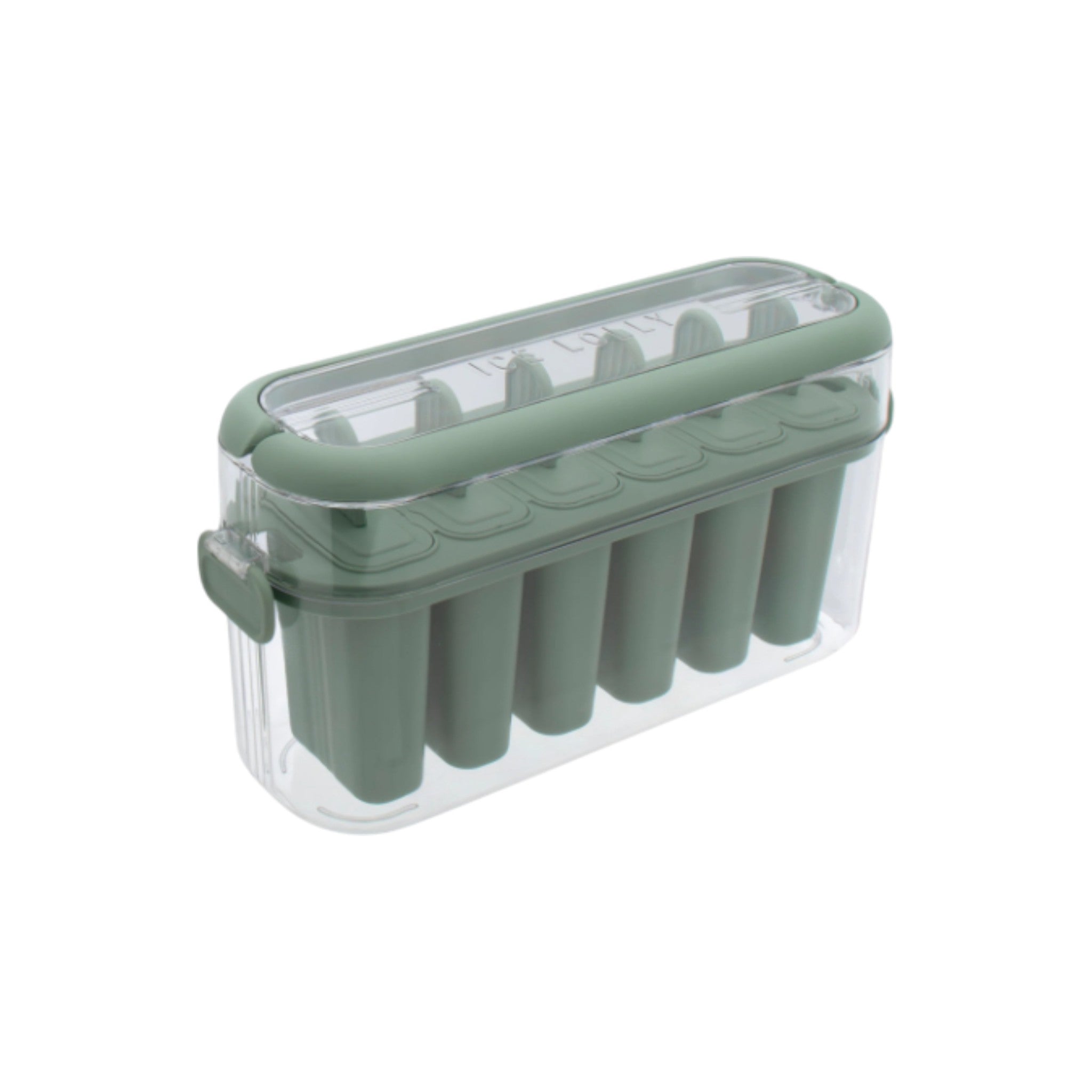 Regent Sage Ice Lolly Moulds in a Plastic Holder with Handle 6 Sage