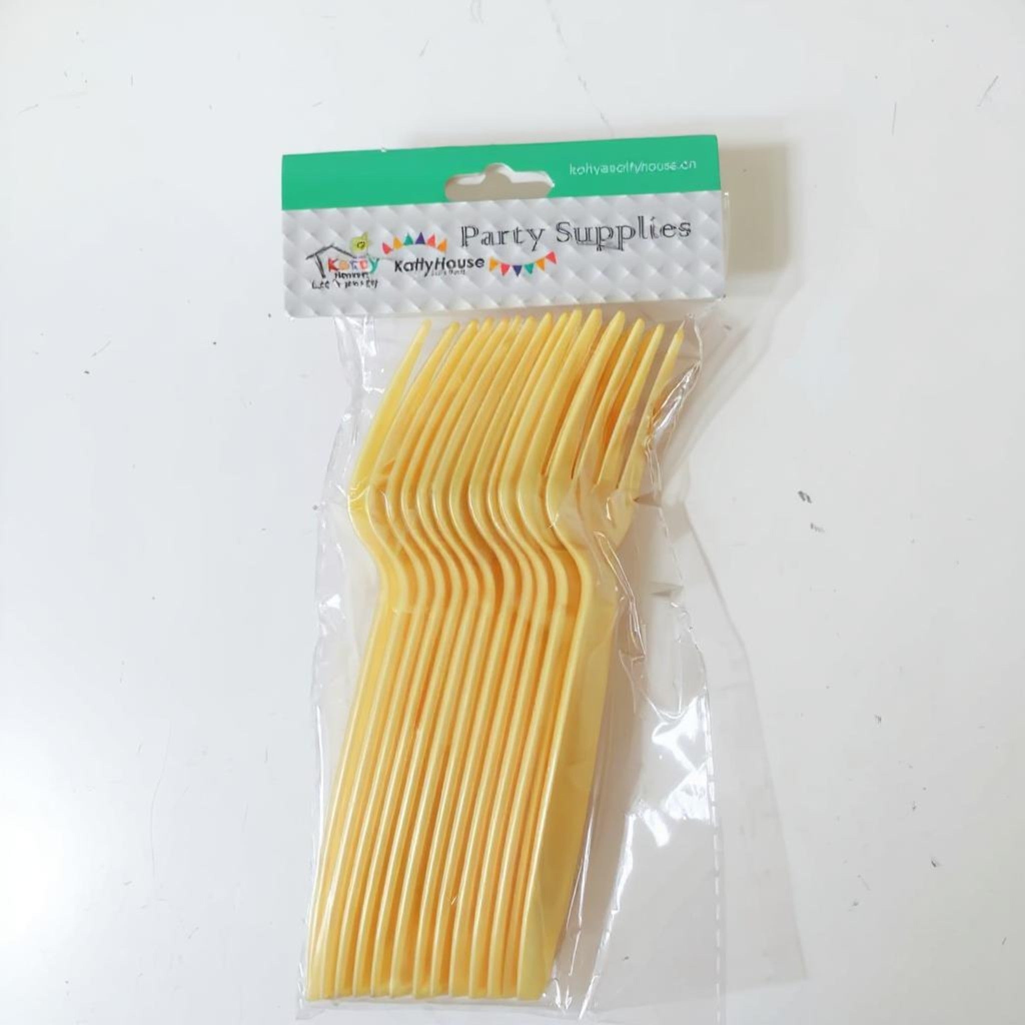 Disposable Plastic Cutlery Forks 15cm 12pack