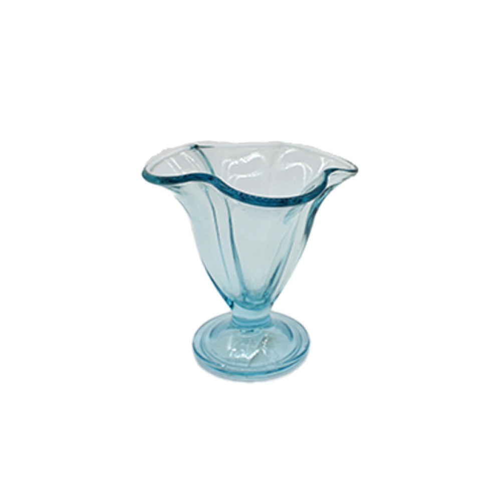 Pasabahce Glass Ice Cream Dessert Bowl Blue 40159