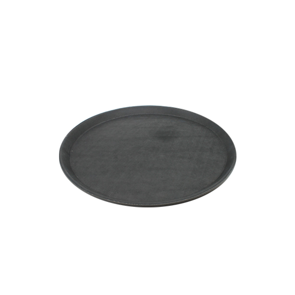 Bar Butler Serving Tray Black Non-Slip Round 355mm 21528