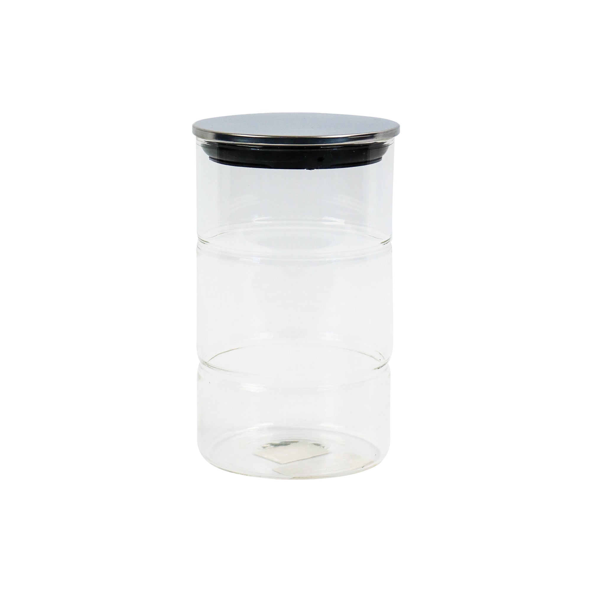 Glass Canister with Metal Steel Lid Medium 2790