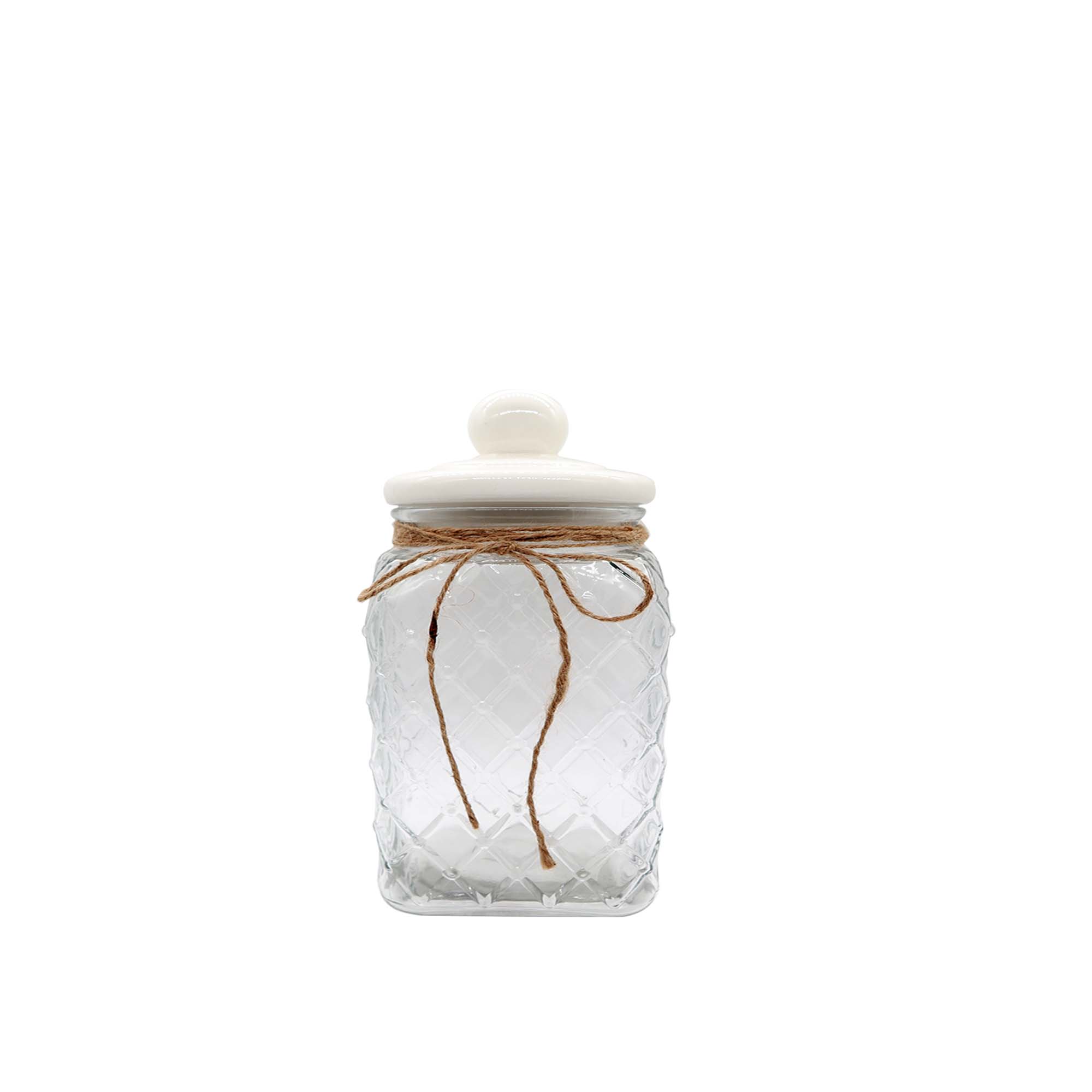 Aqua Glass Canister 2.4L with Ceramic Lid 27102