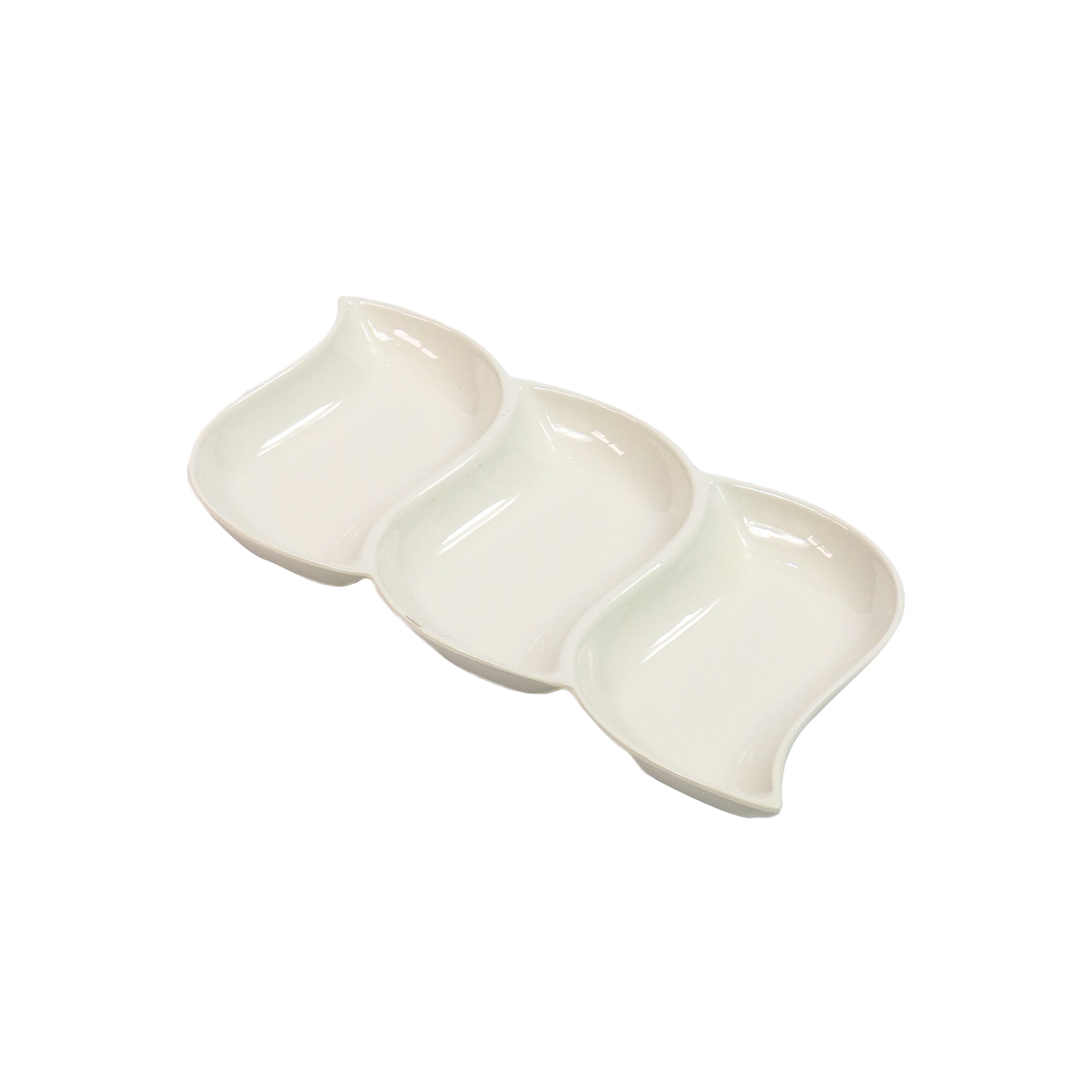 Ceramic Rice Plate 3 Division 12.5Inch