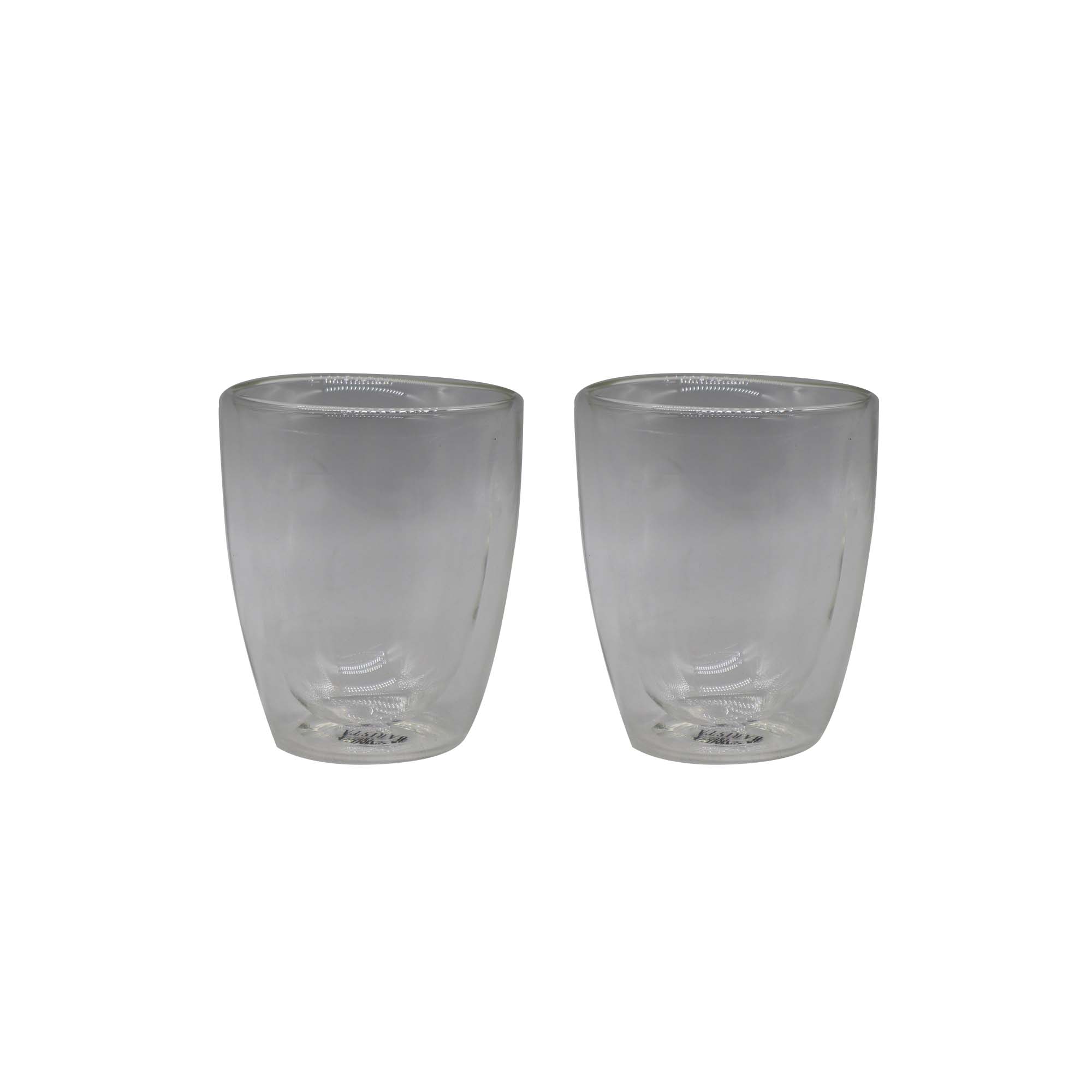 Barista Borosilicate Double Wall Café Latte Coffee Cup 270ml 2pc 10245