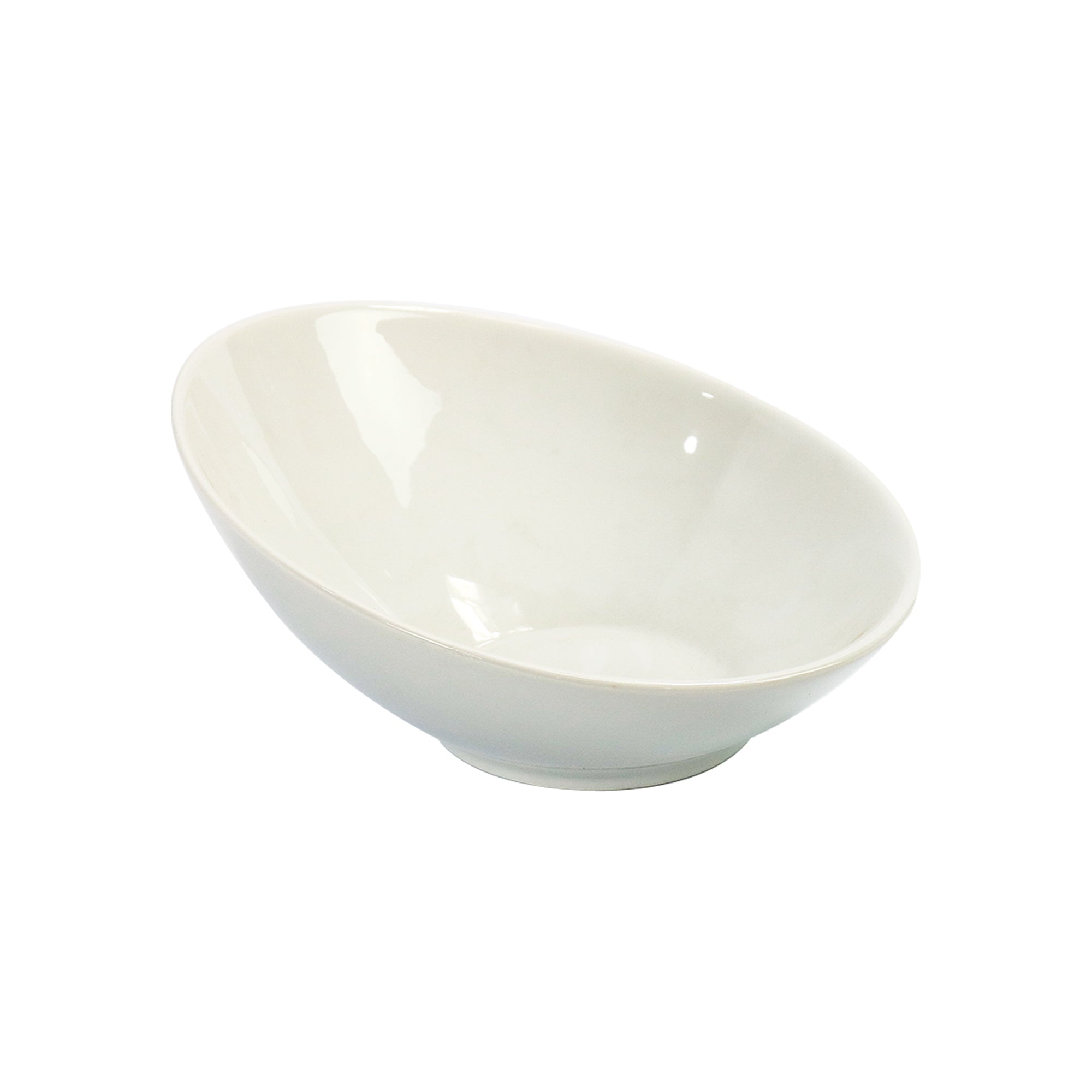 Ceramic Salad Bowl Oval 21cm