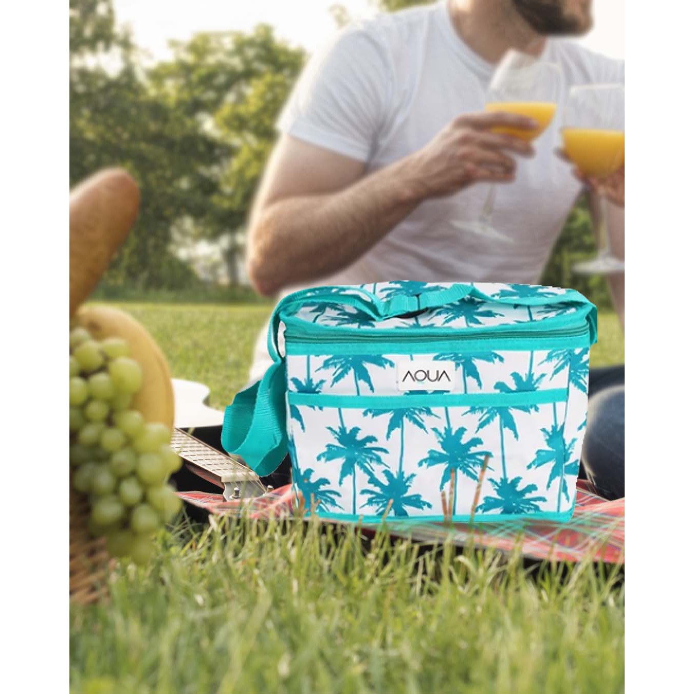 Aqua Insulated Thermal Cooler Lunch Bag 8L 34508