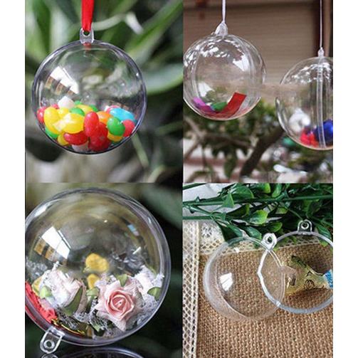Acrylic Clear Plastic Ball Bubble Ornaments