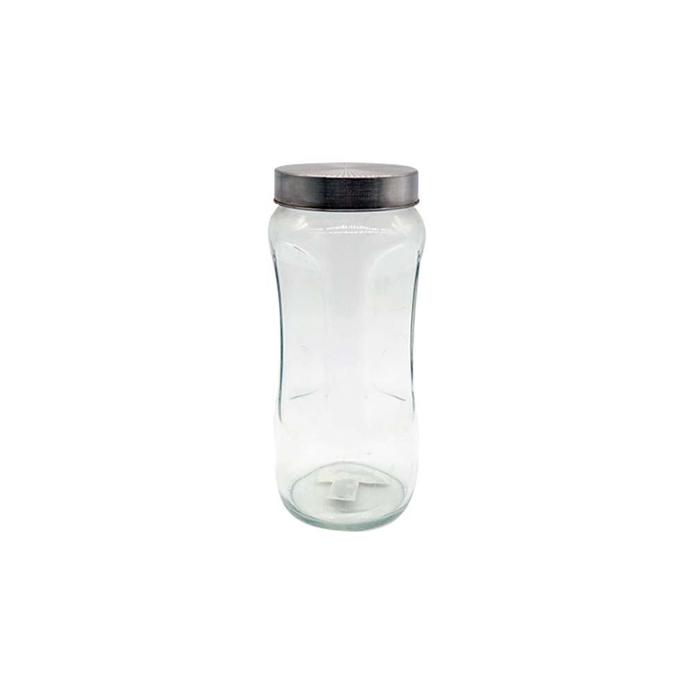 Glass Canister Storage Jar Easy Grip 890ml