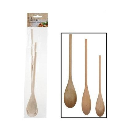 Hillhouse Wooden Mixing Spoons 3pack