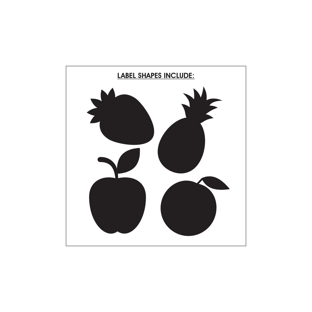 Regent Write on Chalkboard Lable Set 22pcs with 1 liquid Chalk Pen 10151